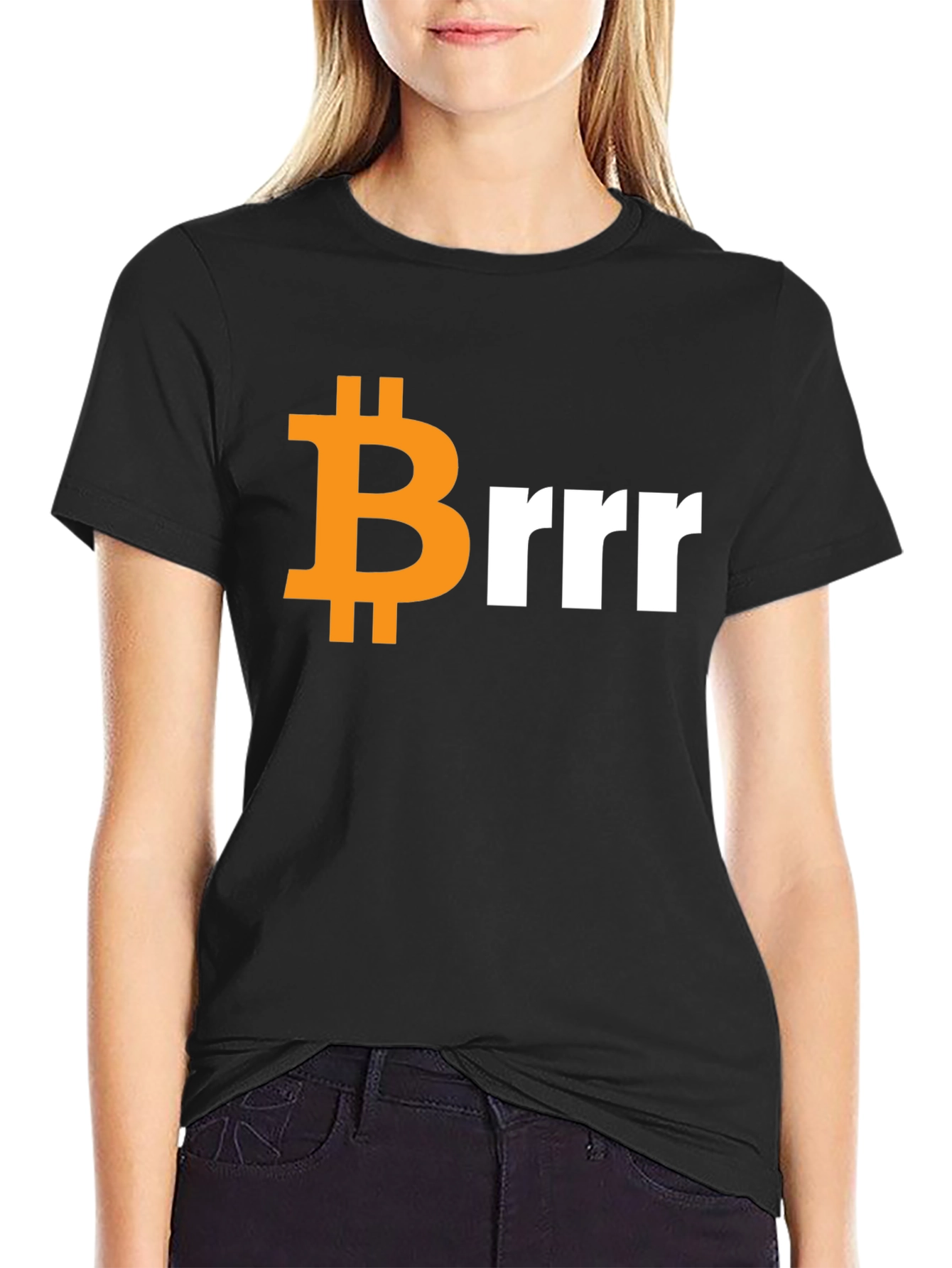 Bitcoin Brrr T-Shirt - Crypto Meme Tee