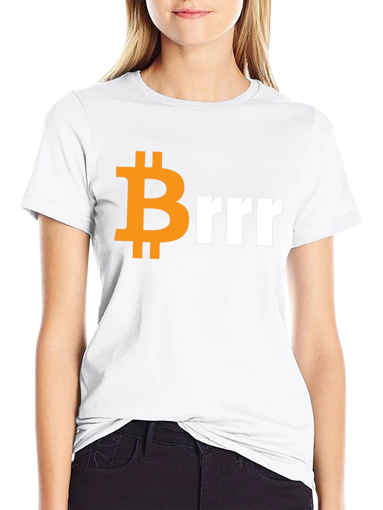 Bitcoin Brrr T-Shirt - Crypto Meme Tee