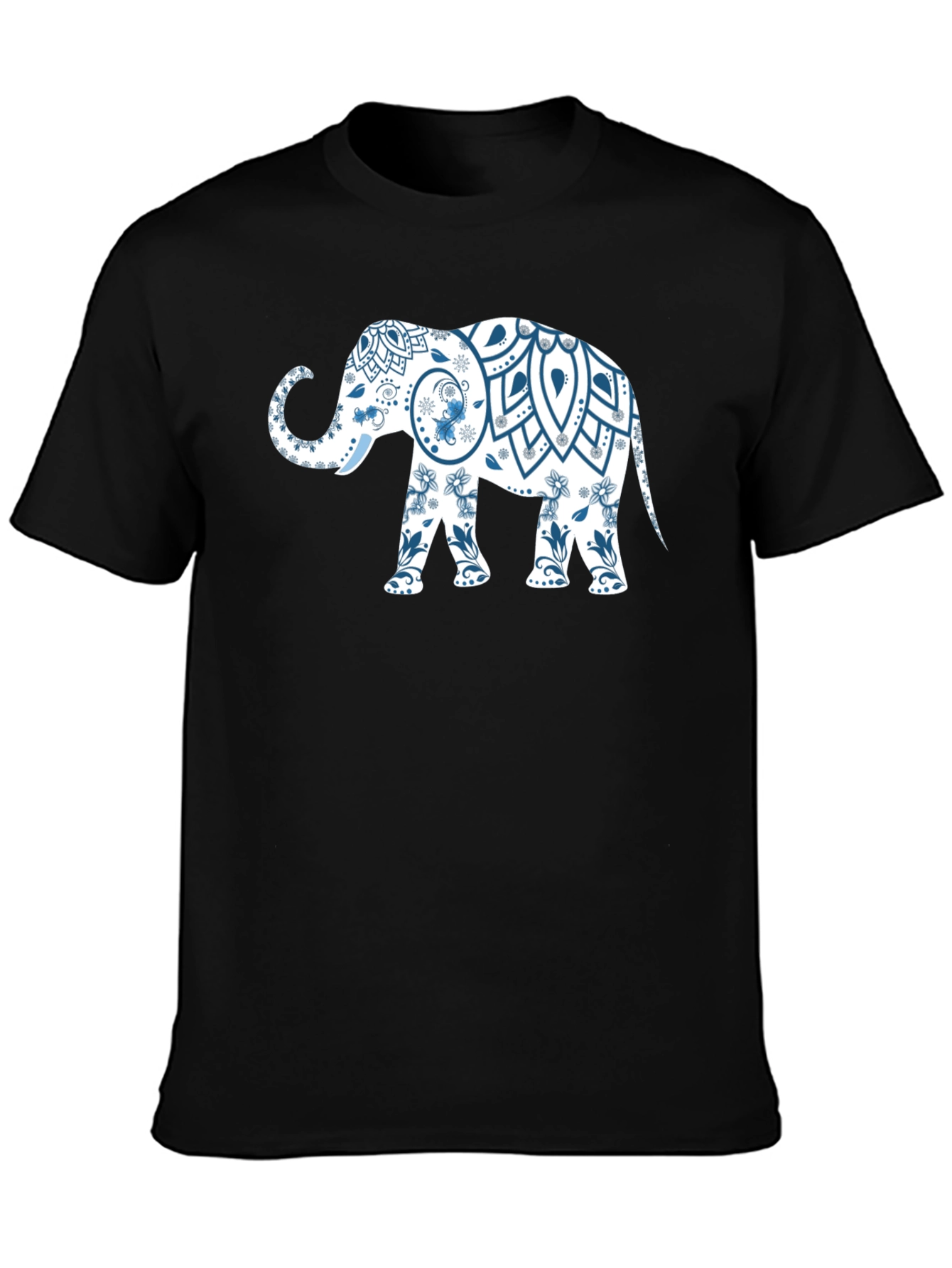 Elephant Mandala Graphic Tee - Stylish Mens T-Shirt