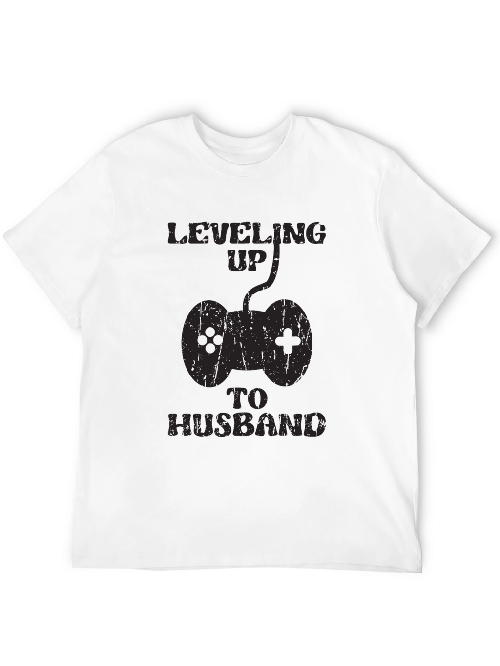 Leveling Up To Husband Gamer Graphic Tee