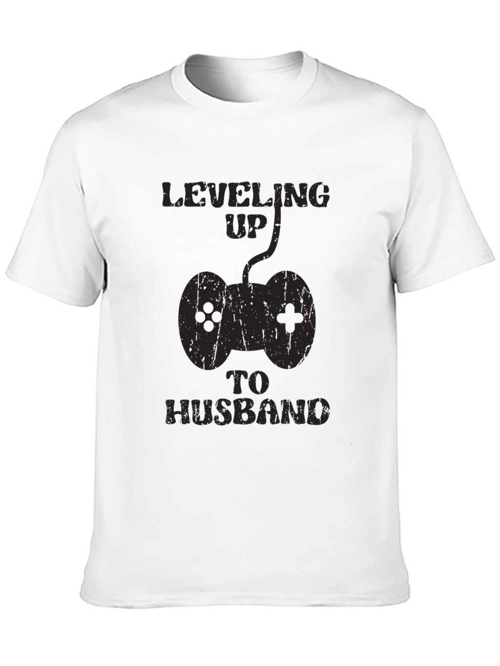 Leveling Up To Husband Gamer Graphic Tee