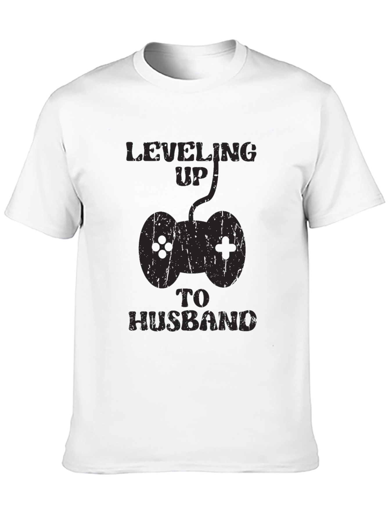 Leveling Up To Husband Gamer Graphic Tee