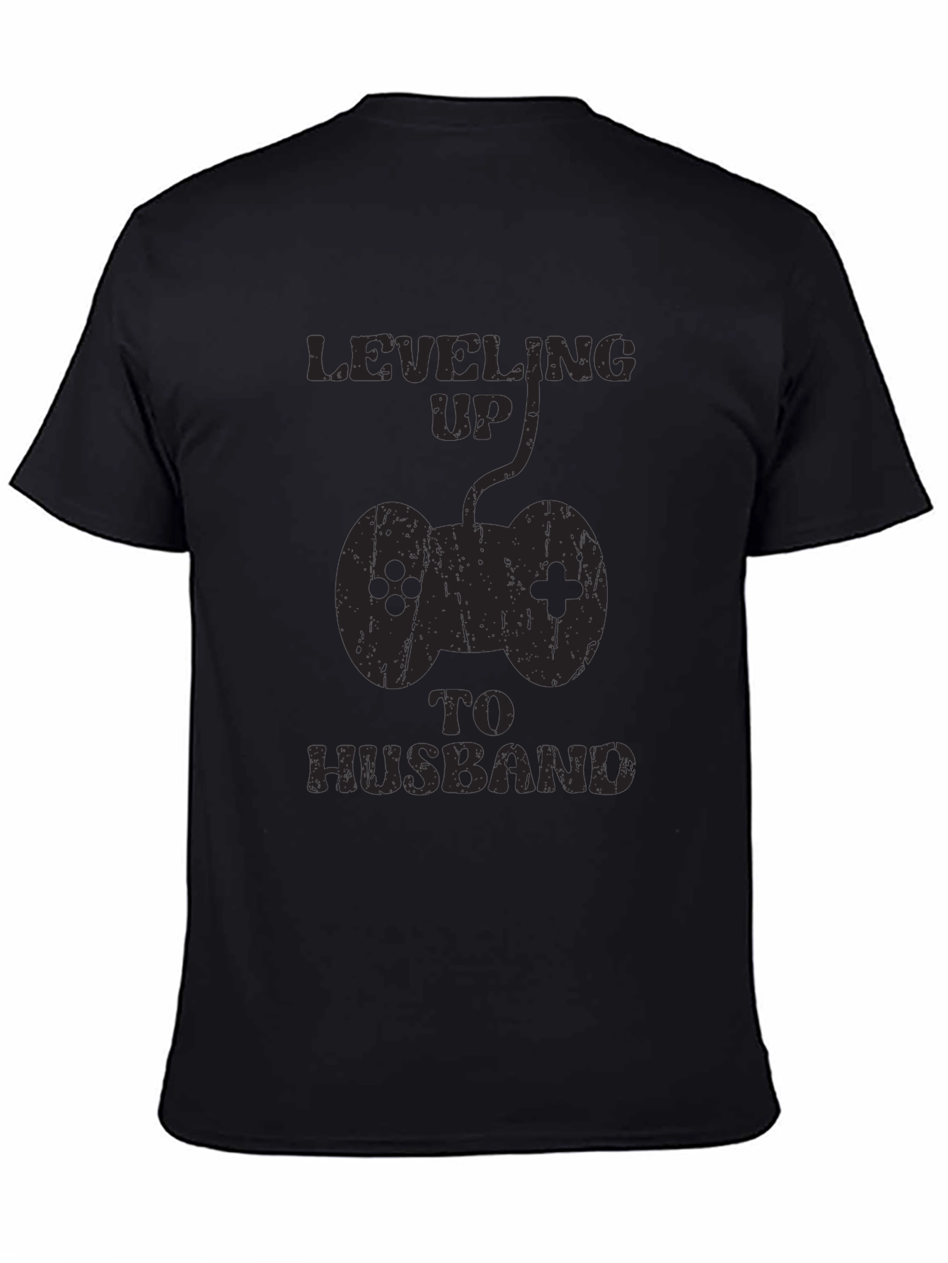 Leveling Up To Husband Gamer Graphic Tee