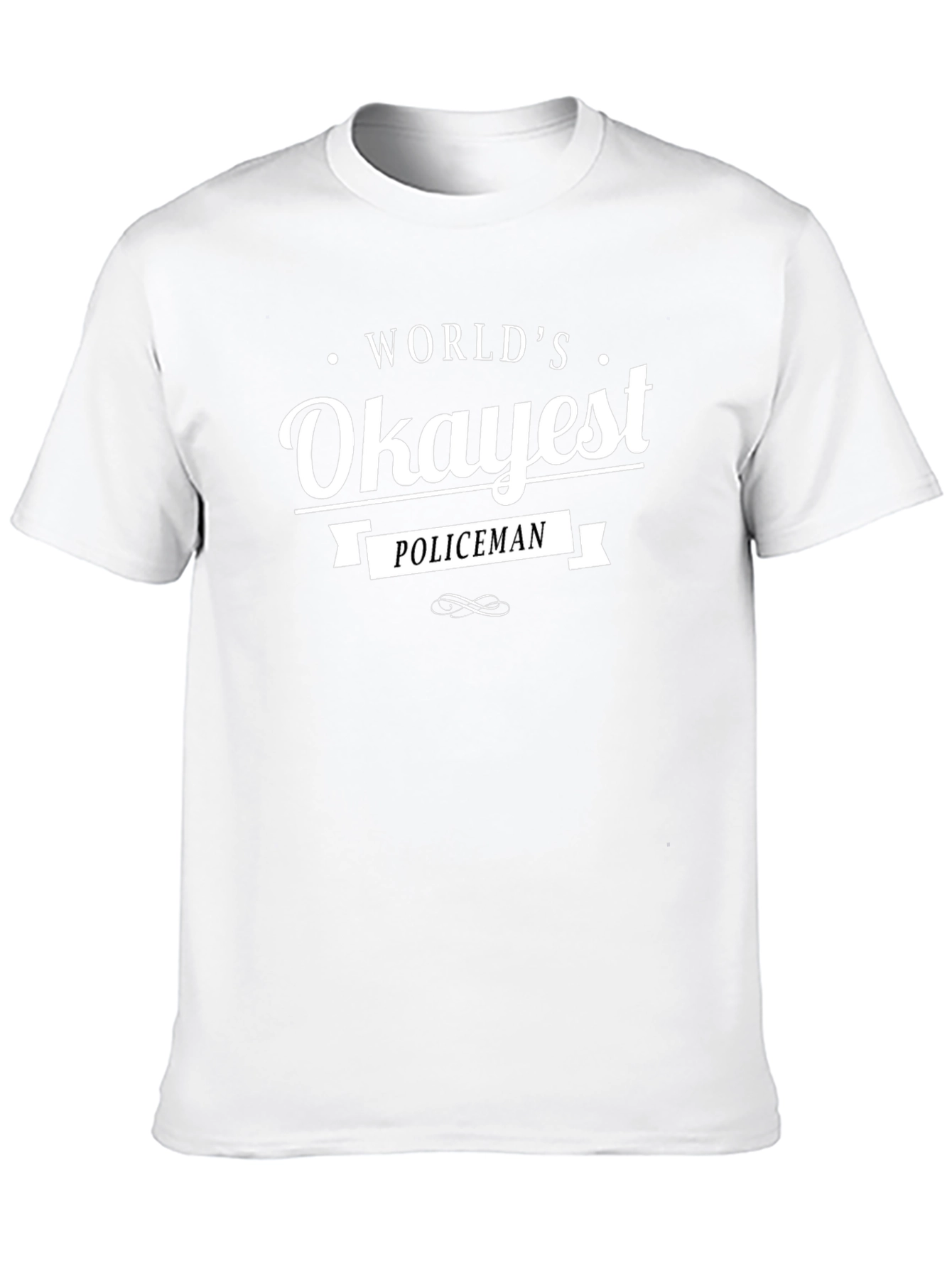 Worlds Okayest Policeman T-Shirt