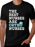 Best Ortho Nurses Graphic Tee - Black
