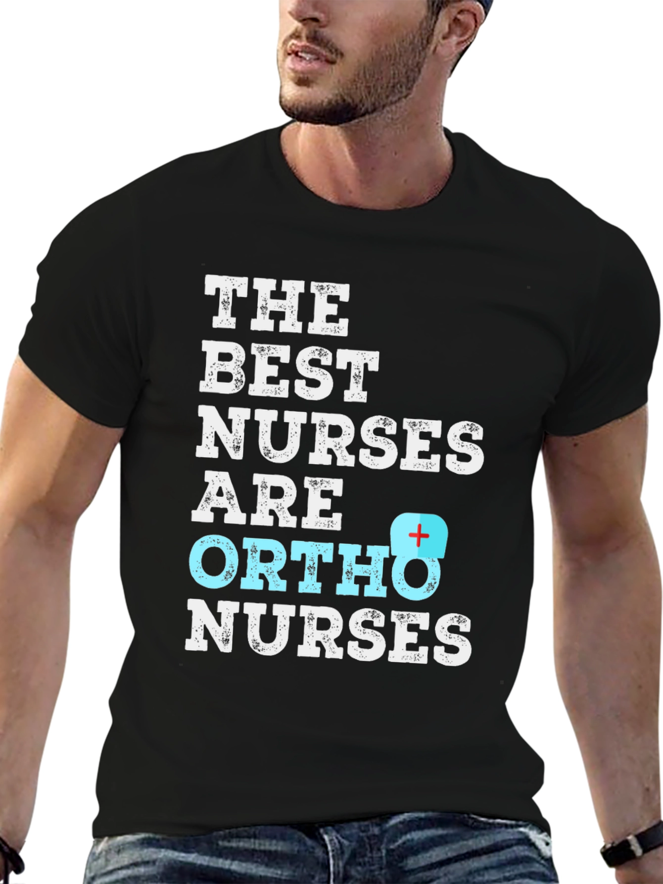 Best Ortho Nurses Graphic Tee - Black