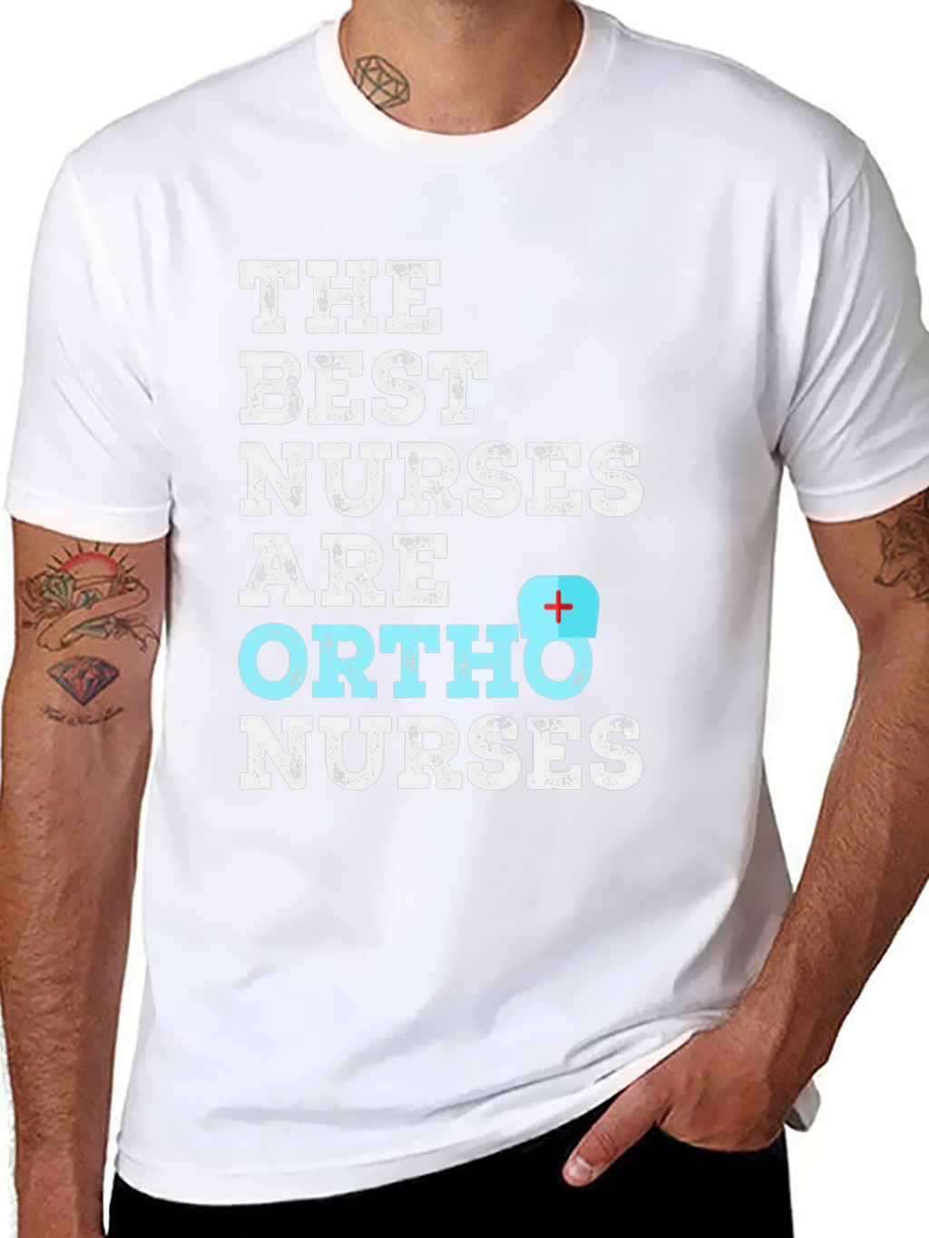 Best Ortho Nurses Graphic Tee - Black
