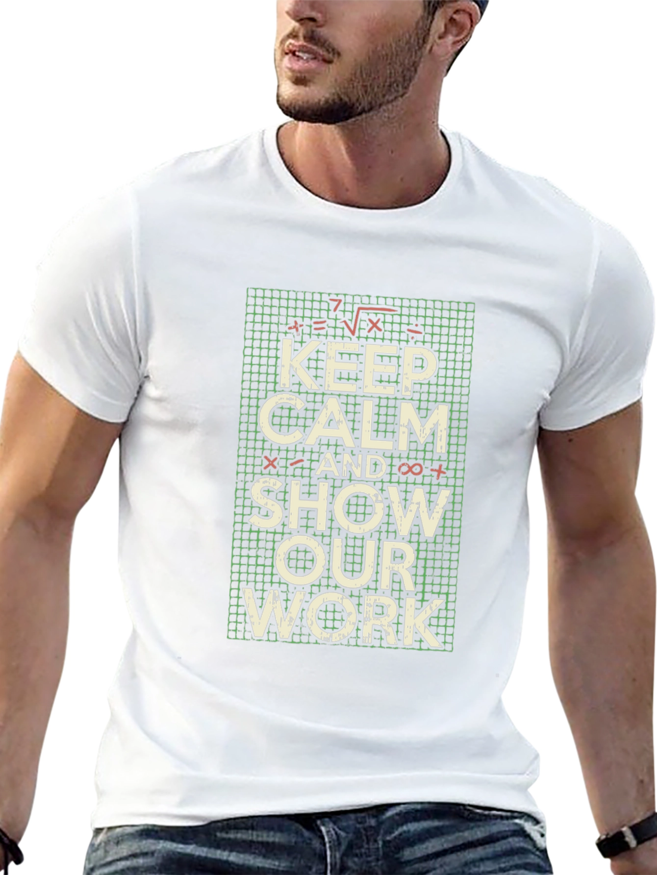Keep Calm Show Work Math T-Shirt