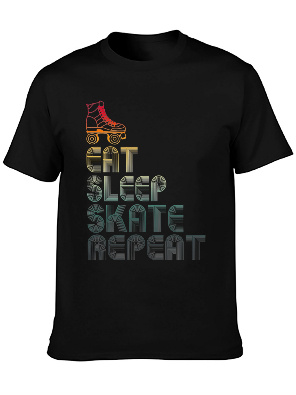 Eat Sleep Skate Repeat Graphic T-Shirt