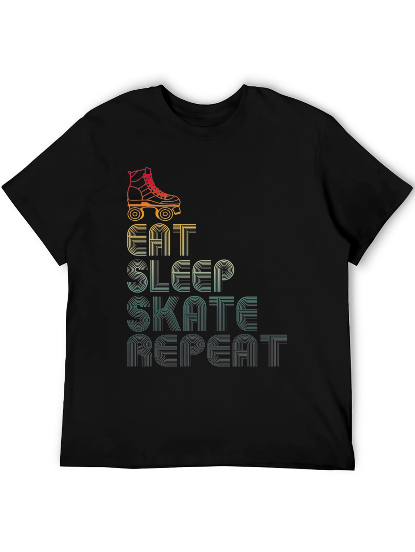 Eat Sleep Skate Repeat Graphic T-Shirt