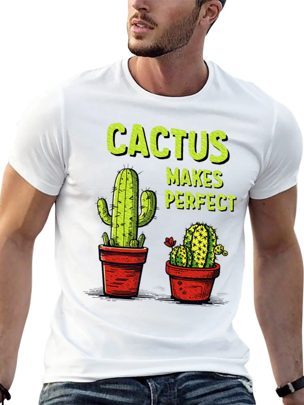 Cactus Makes Perfect Graphic Tee