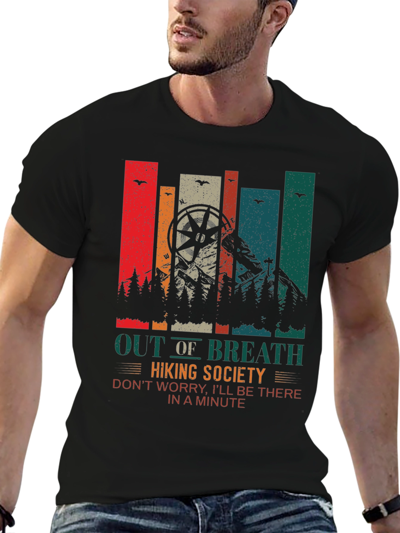 Out of Breath Hiking Society Graphic Tee