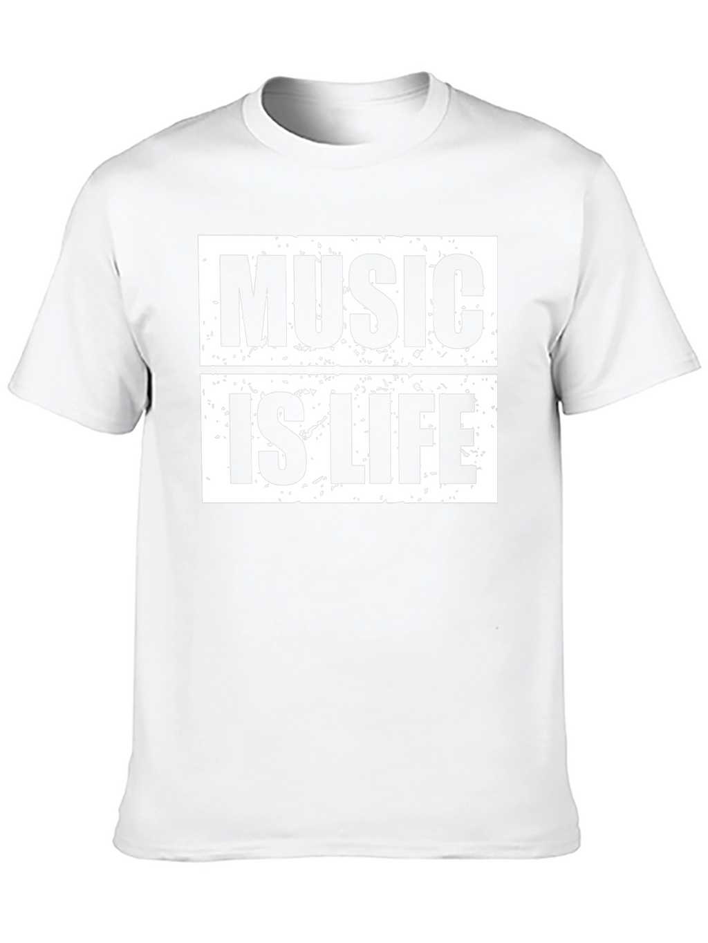 Music is Life Graphic Tee - Unisex Black T-Shirt