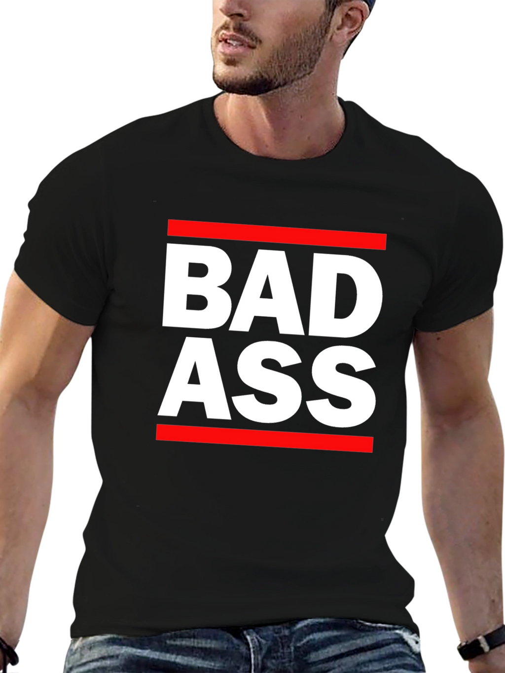 Bad Ass Graphic Tee - Bold Statement T-Shirt