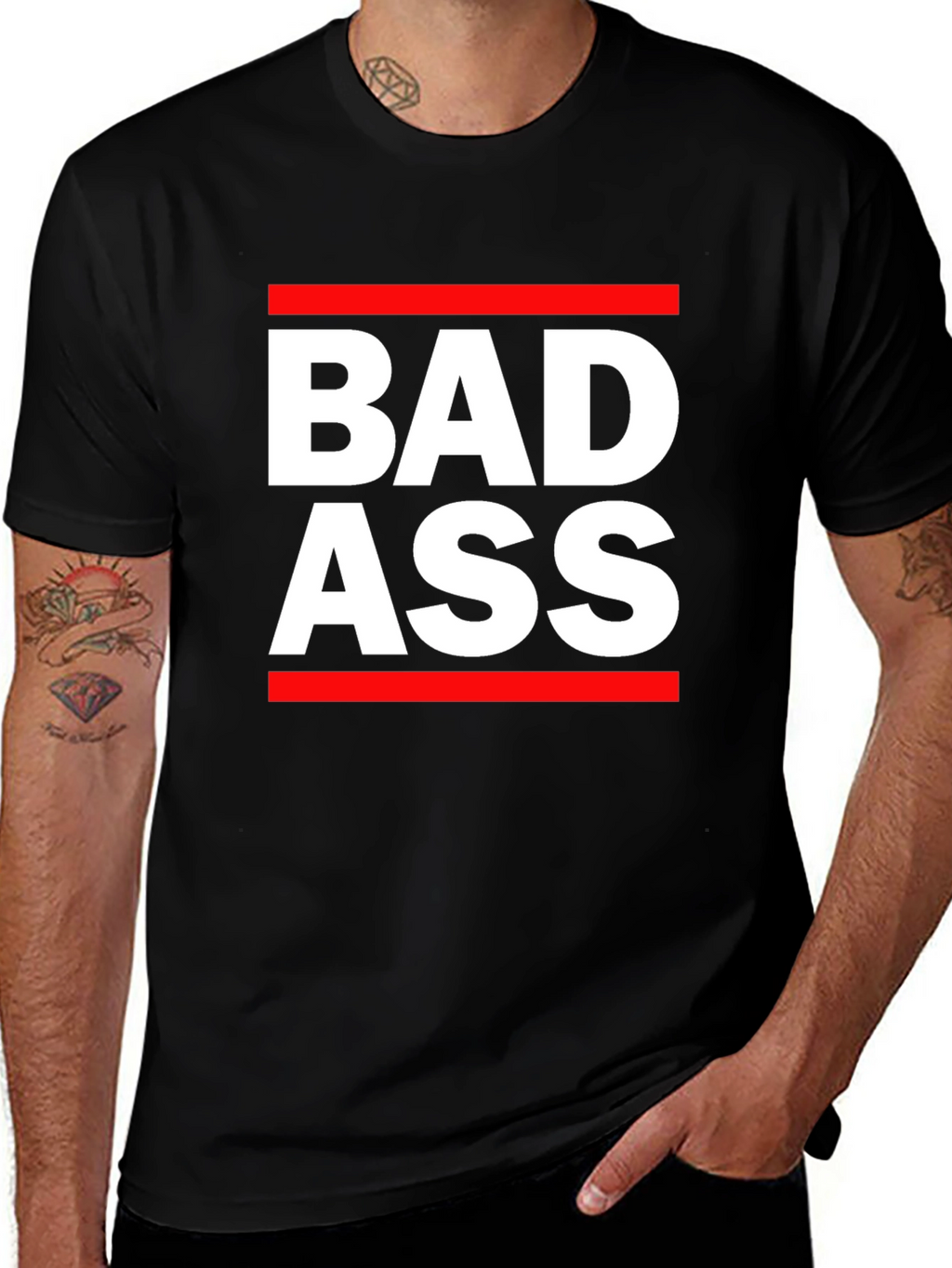 Bad Ass Graphic Tee - Bold Statement T-Shirt