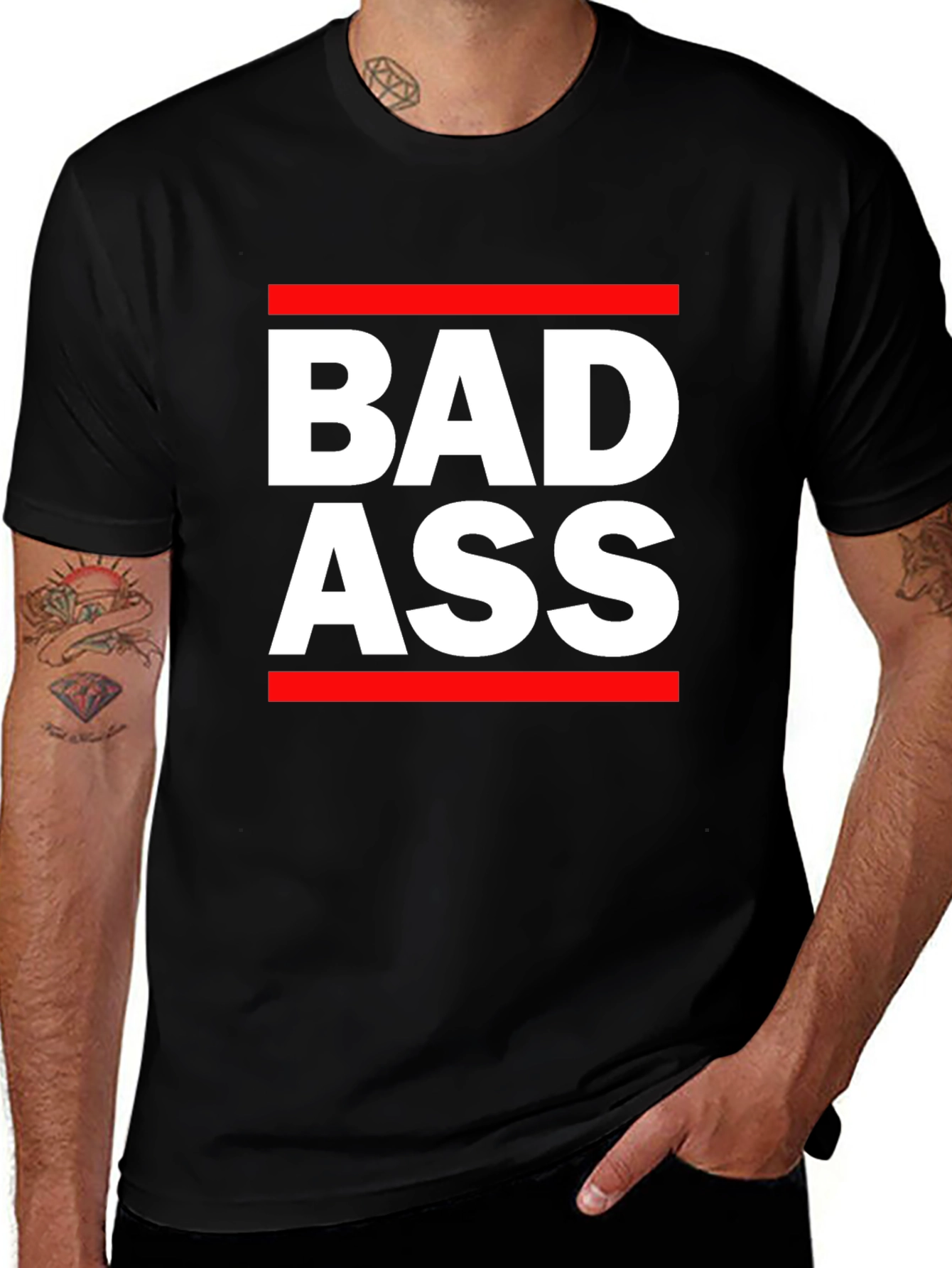 Bad Ass Graphic Tee - Bold Statement T-Shirt