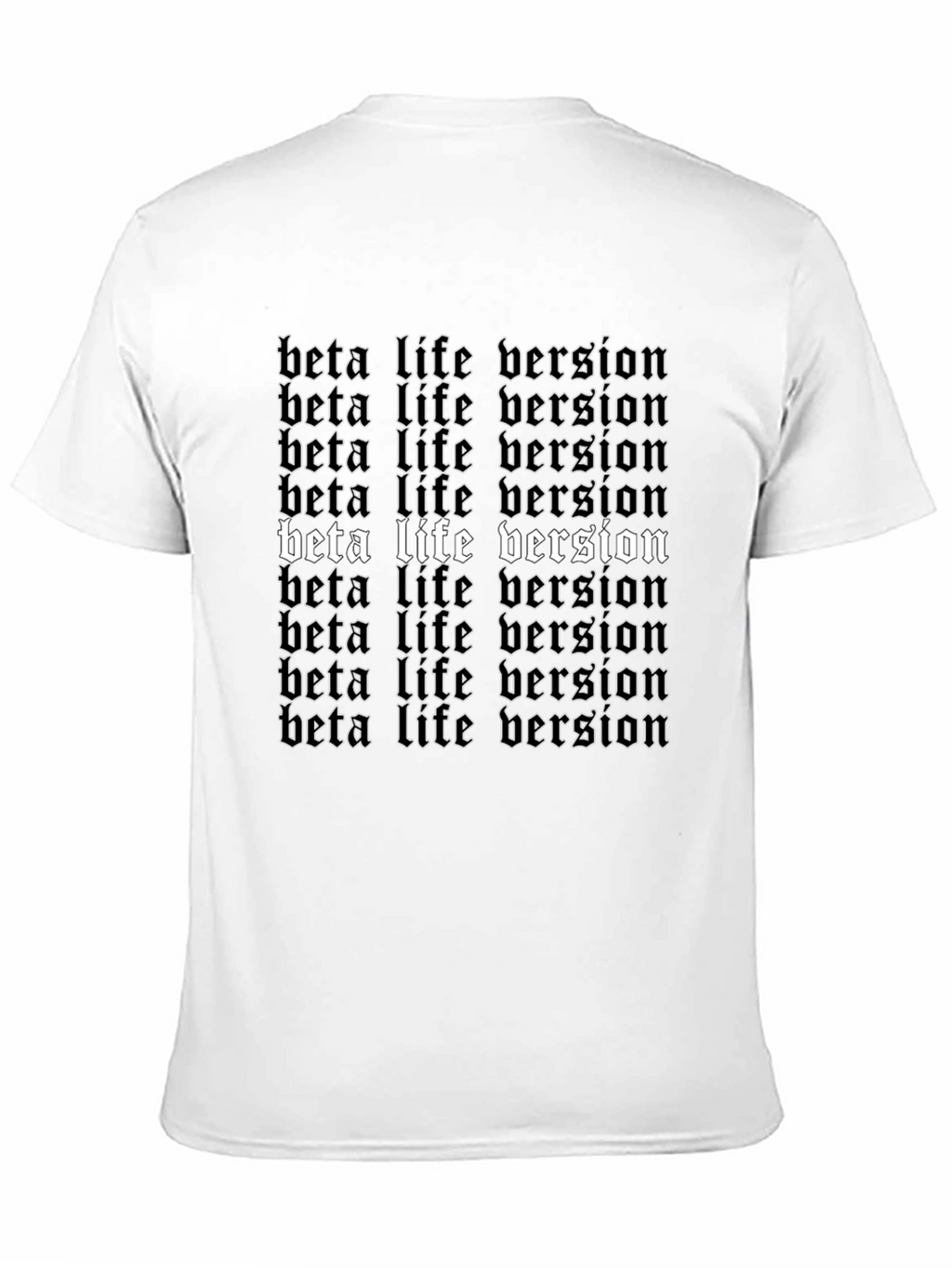 Beta Life Version Graphic Print Tee