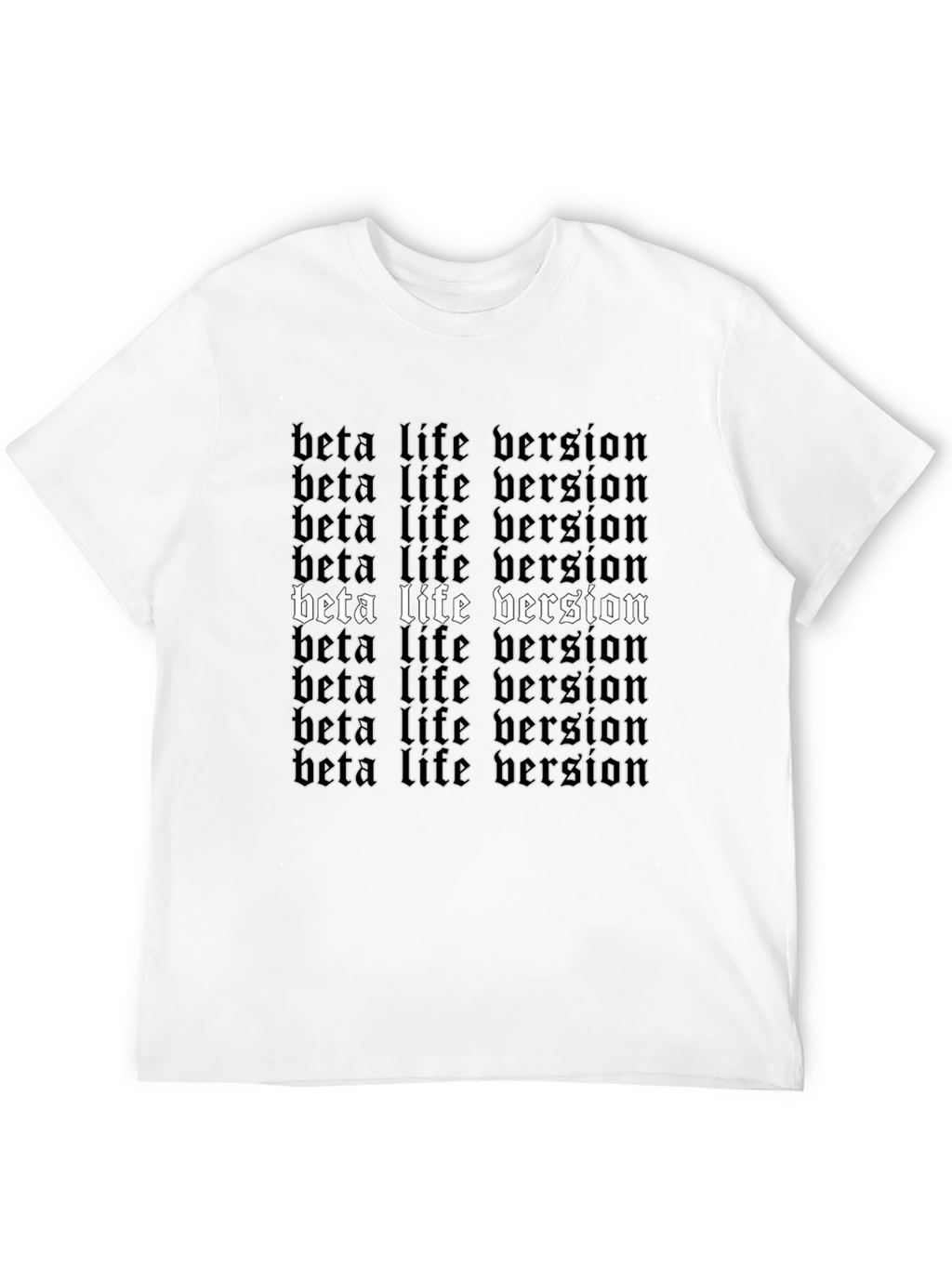 Beta Life Version Graphic Print Tee