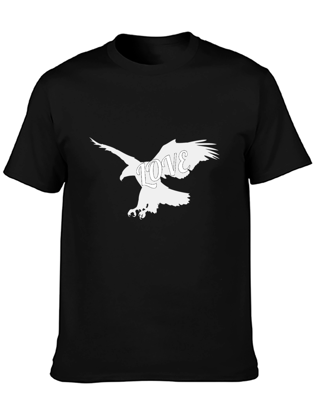 Black Eagle Love Graphic Tee