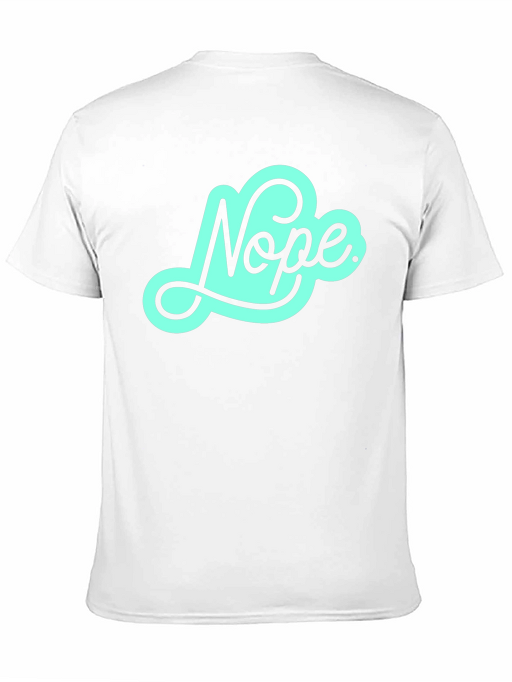 Nope Graphic Tee - Soft Black T-Shirt