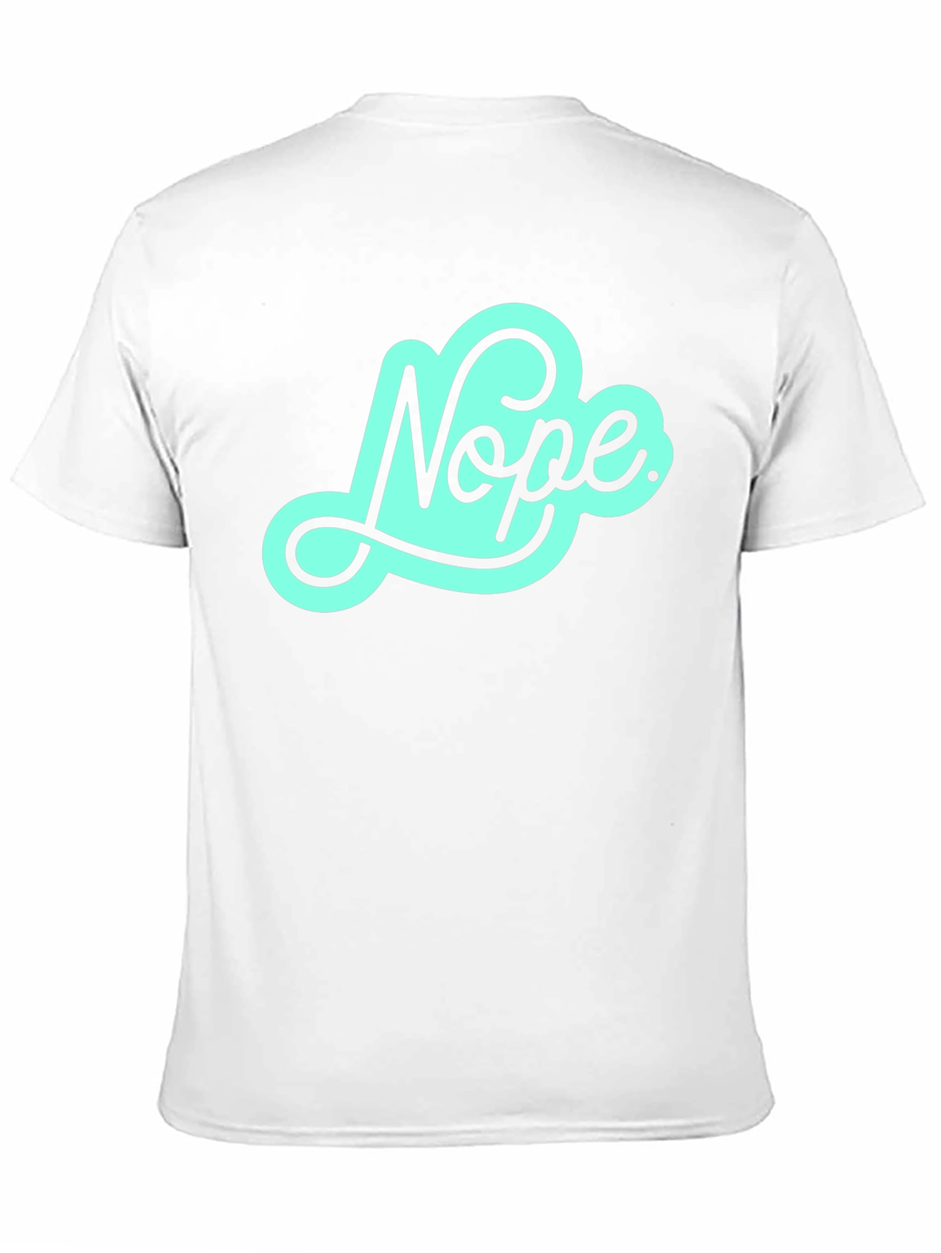 Nope Graphic Tee - Soft Black T-Shirt