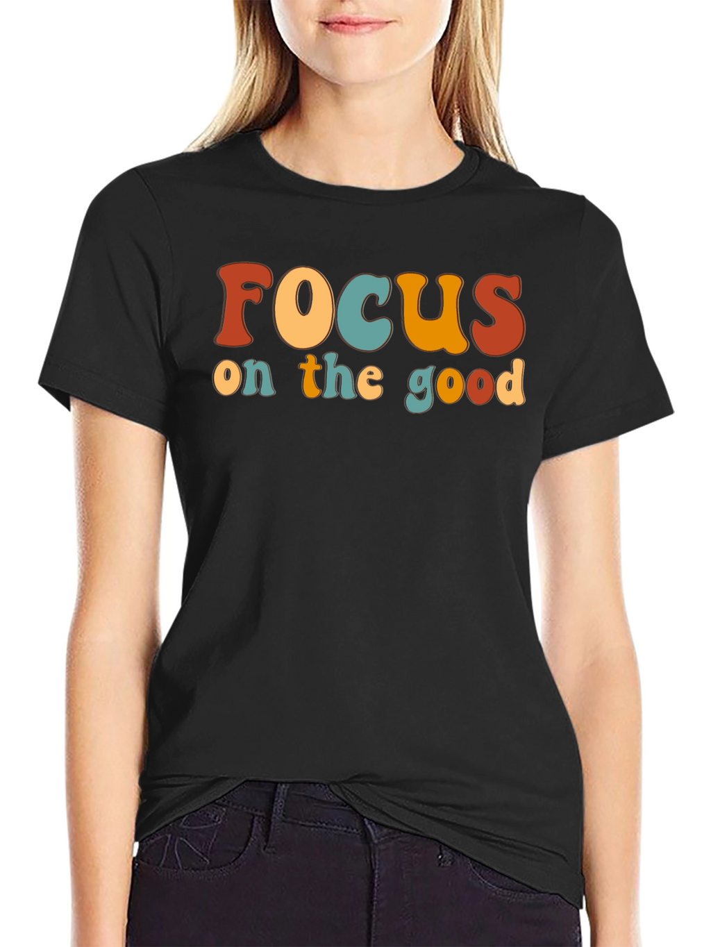Focus On The Good Retro T-Shirt