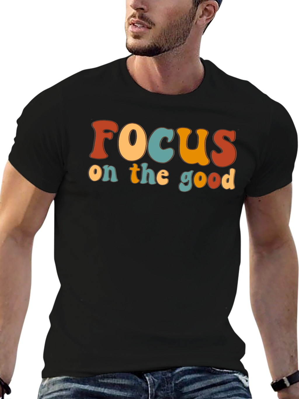 Focus On The Good Retro T-Shirt