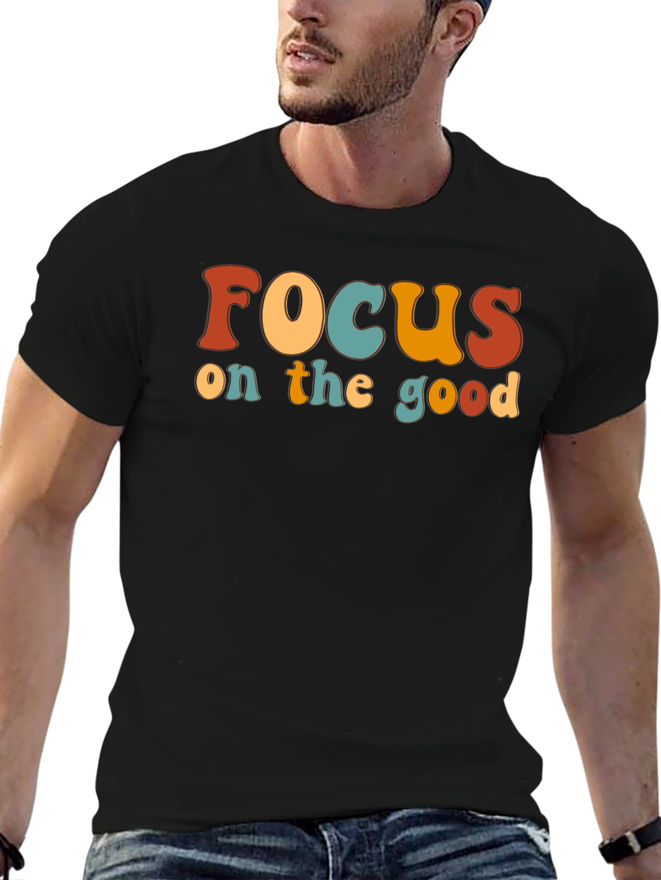 Focus On The Good Retro T-Shirt