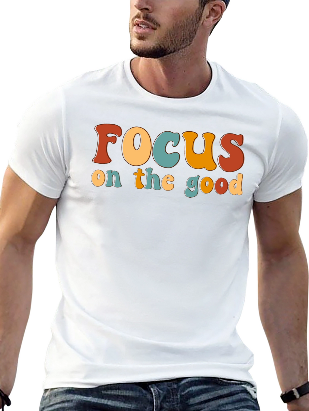 Focus On The Good Retro T-Shirt