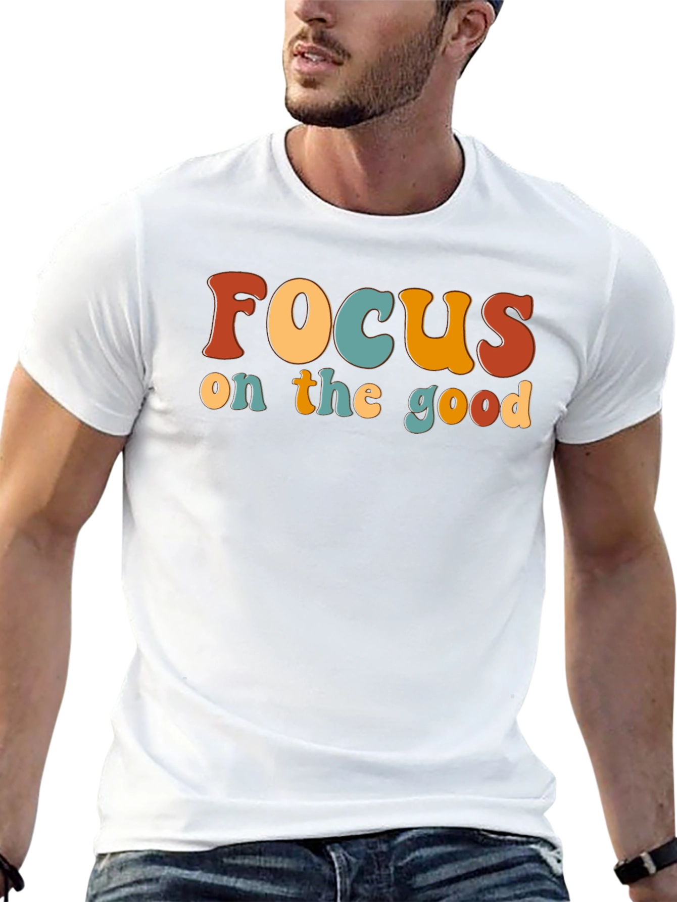Focus On The Good Retro T-Shirt