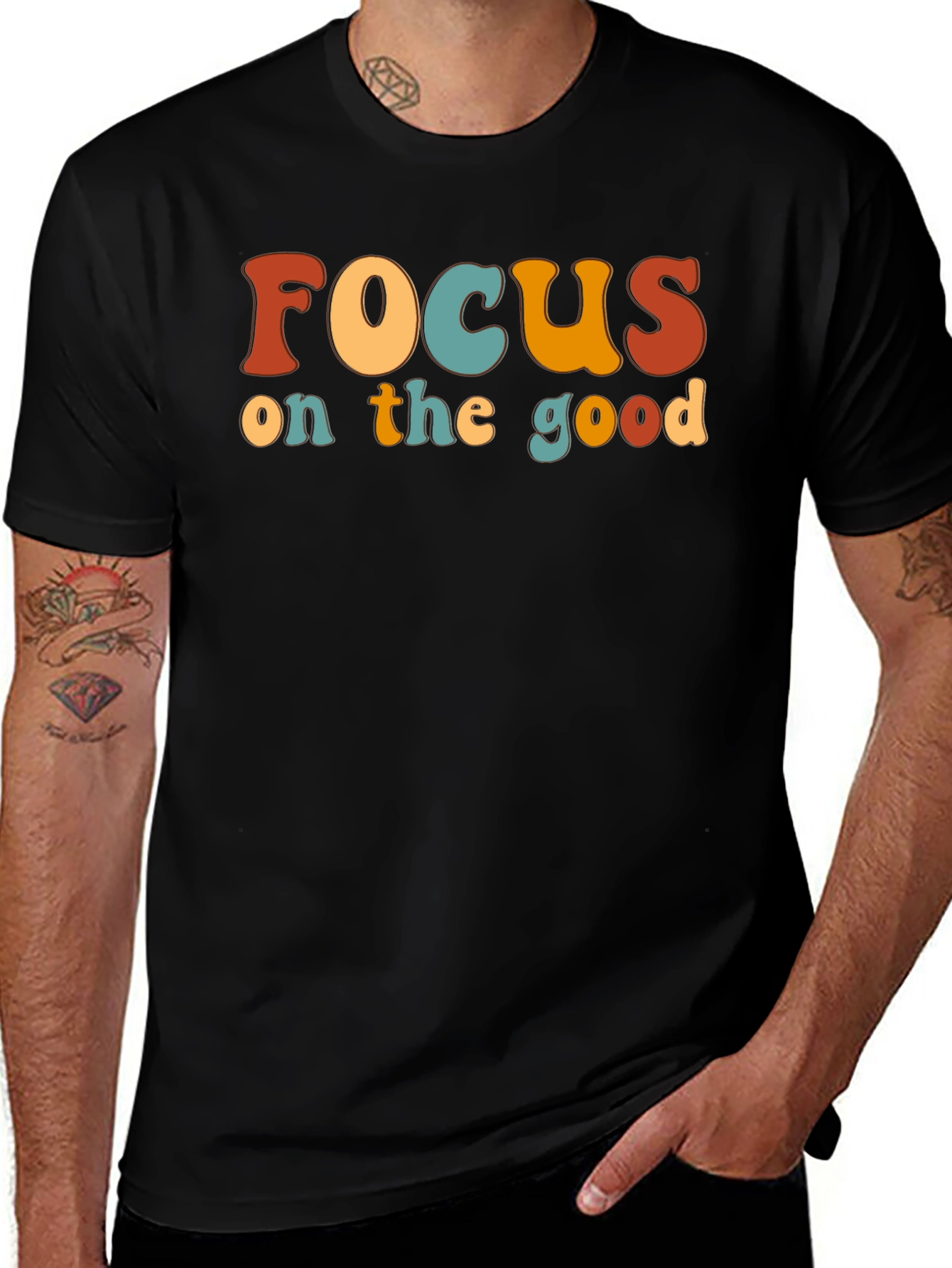 Focus On The Good Retro T-Shirt