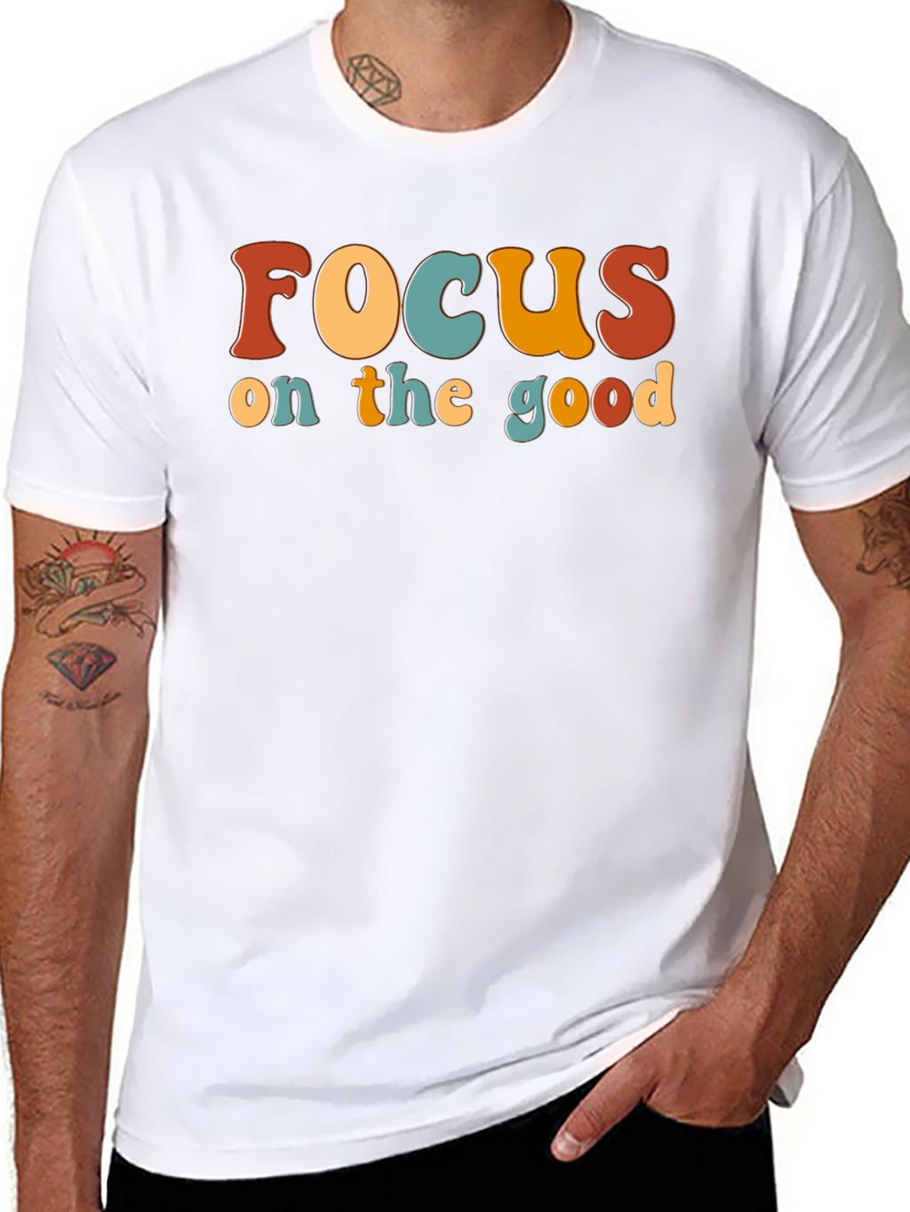 Focus On The Good Retro T-Shirt