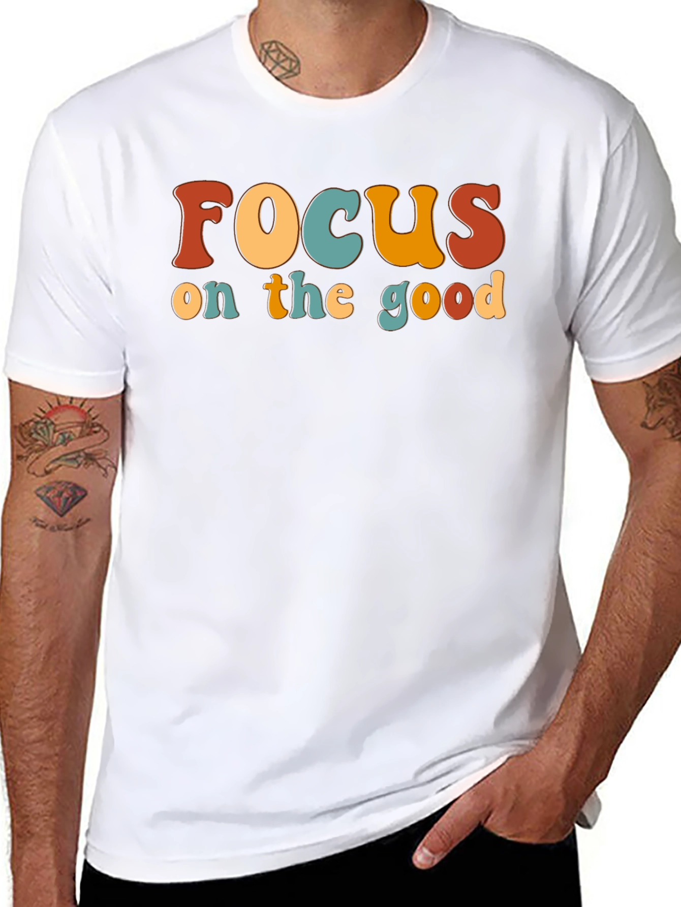 Focus On The Good Retro T-Shirt