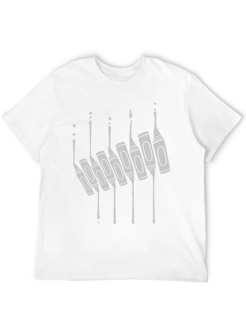 Crayon Drip Graphic Tee - Unique Art Shirt