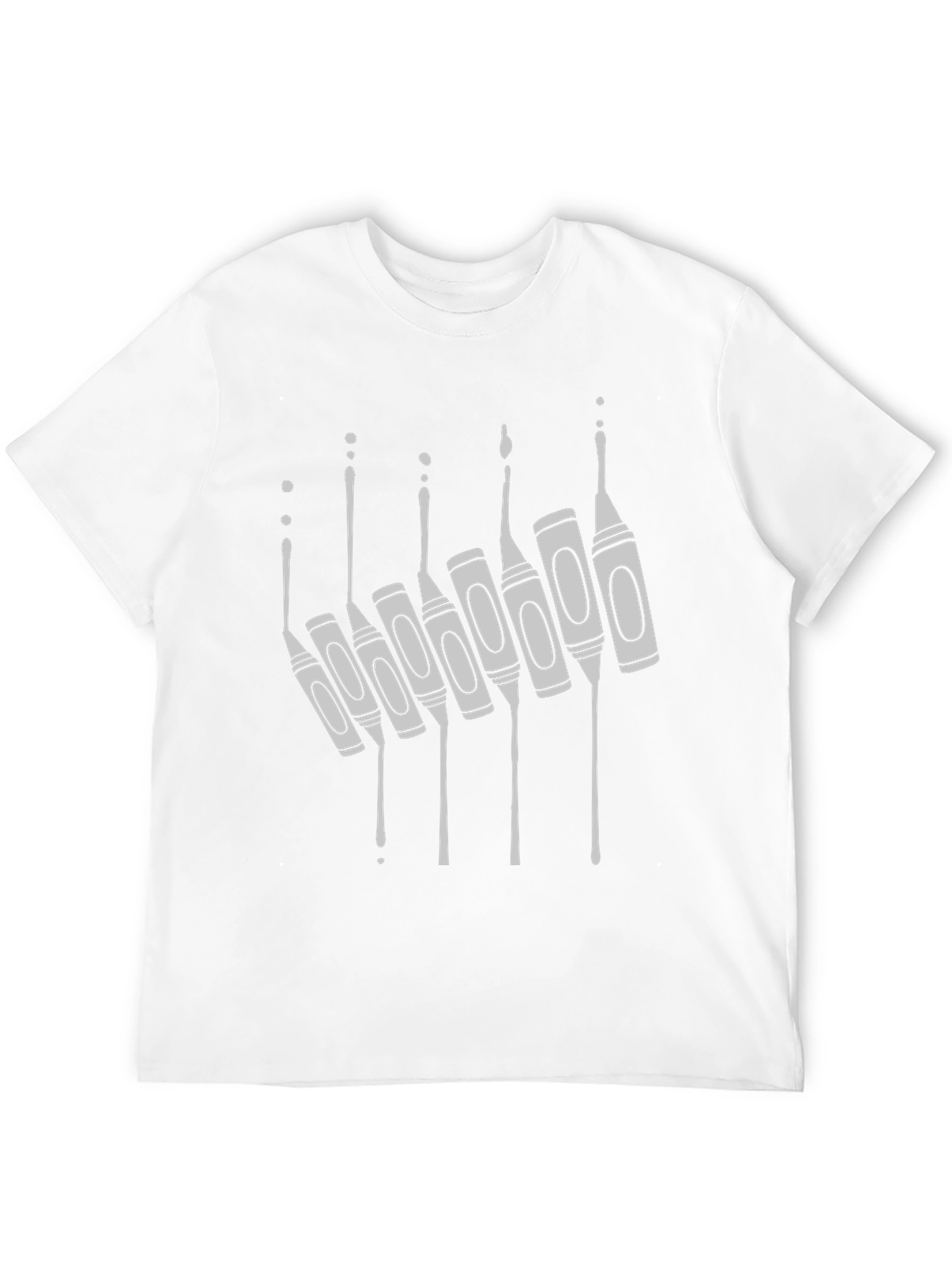 Crayon Drip Graphic Tee - Unique Art Shirt