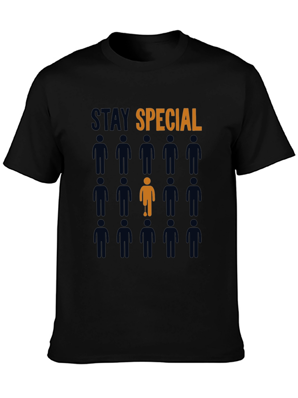 Stay Special Graphic Tee - Black Cotton T-Shirt