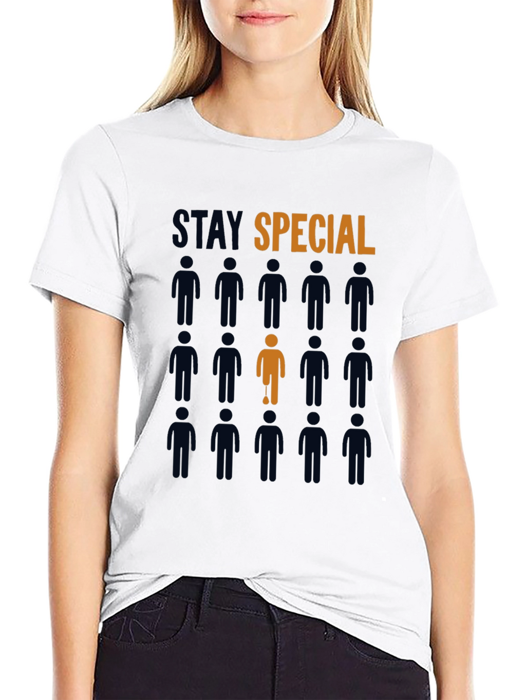 Stay Special Graphic Tee - Black Cotton T-Shirt