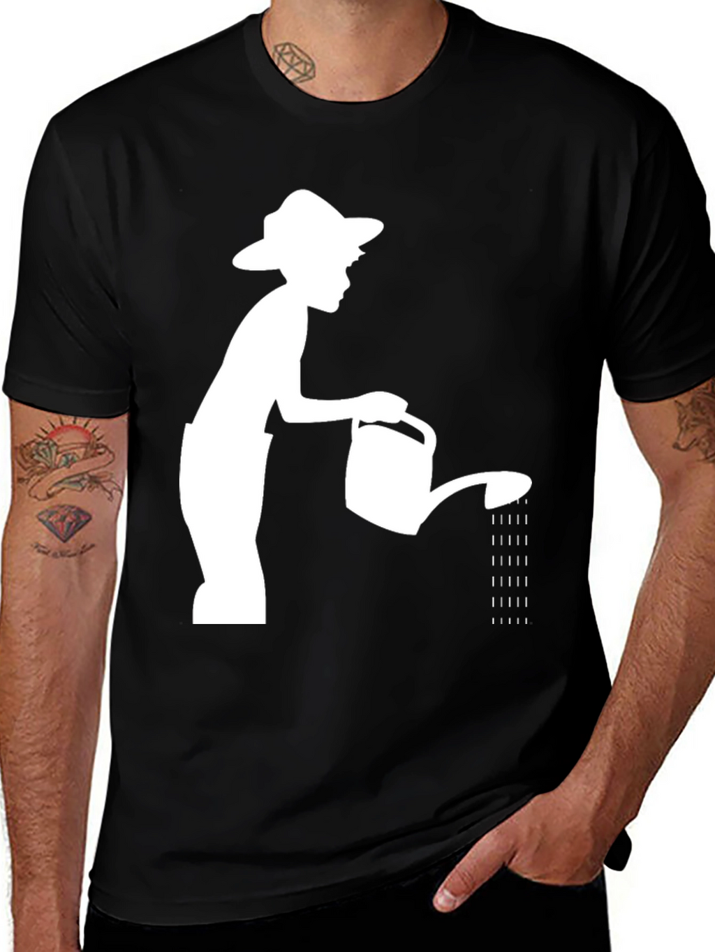 Gardener Graphic T-Shirt - Black