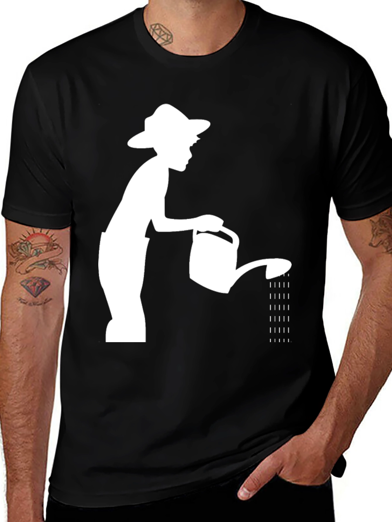 Gardener Graphic T-Shirt - Black