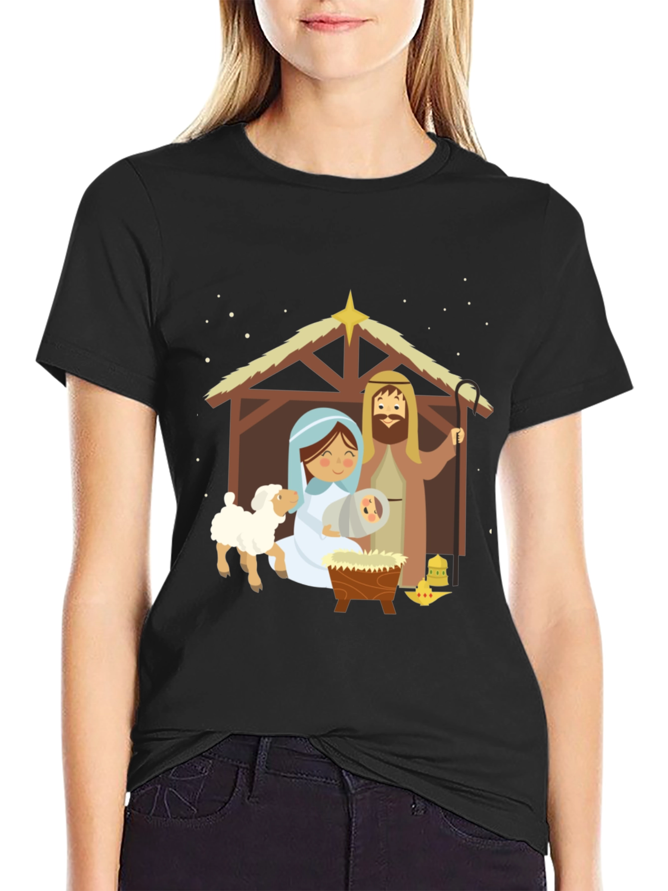 Nativity Scene Graphic Tee