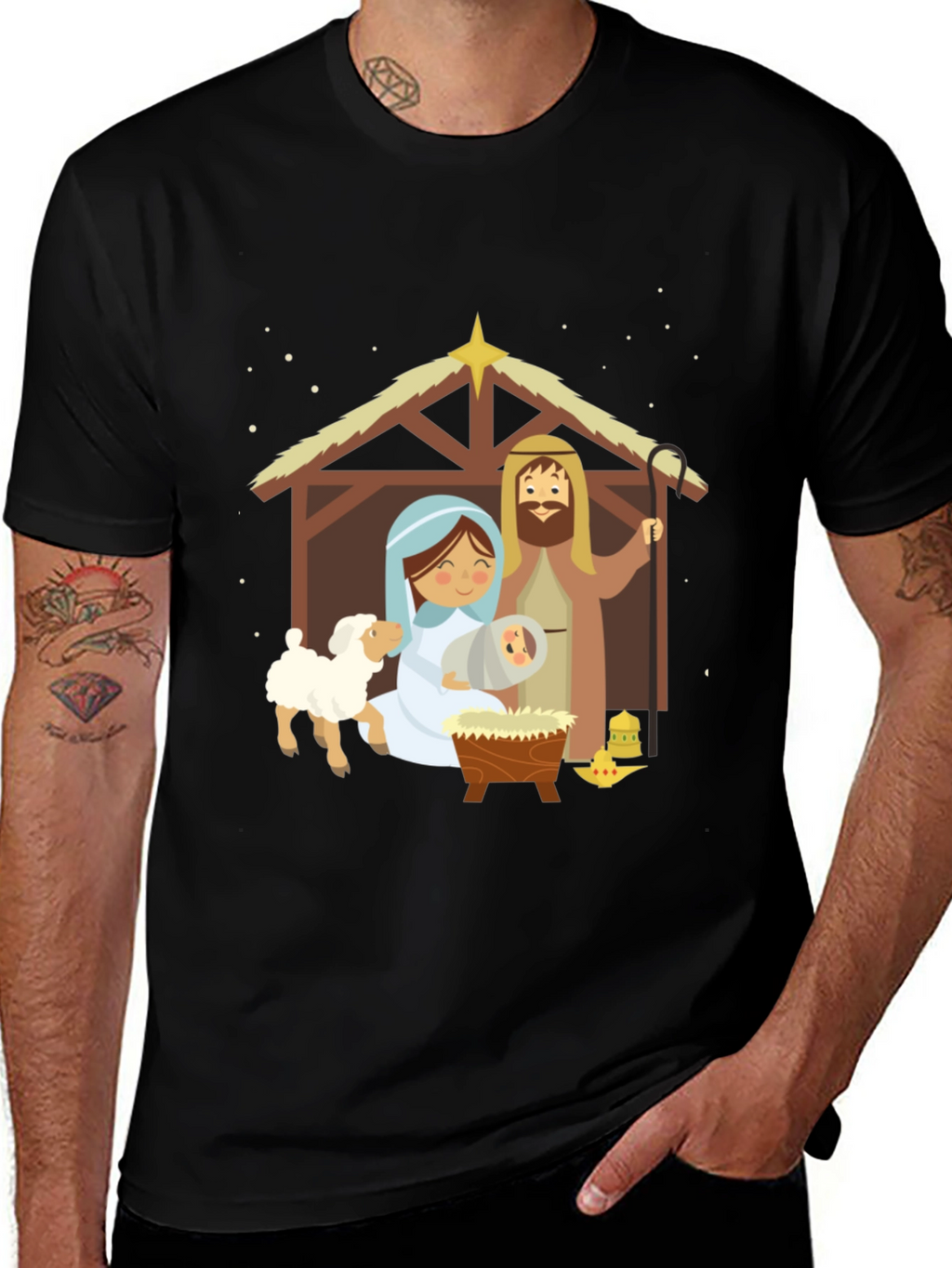 Nativity Scene Graphic Tee