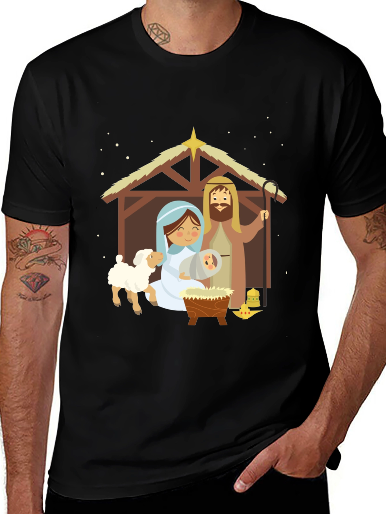 Nativity Scene Graphic Tee