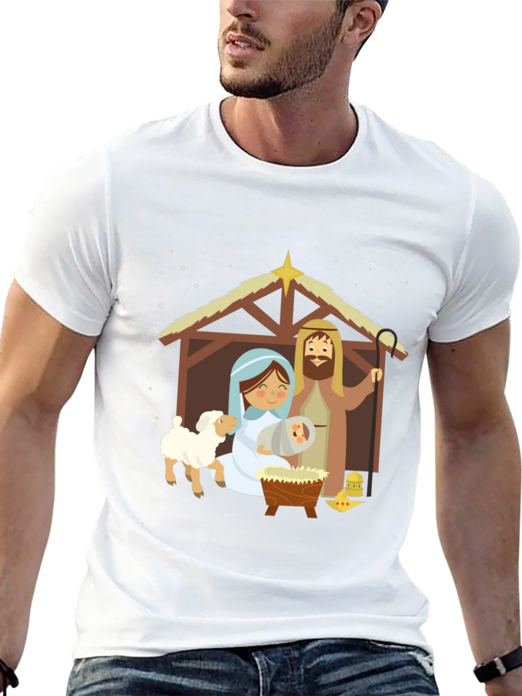 Nativity Scene Graphic Tee