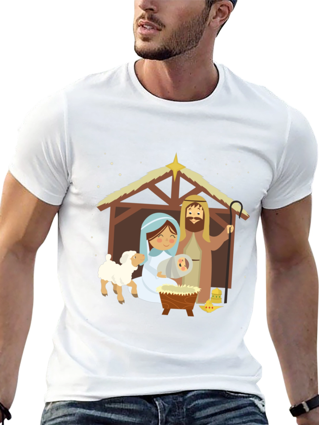 Nativity Scene Graphic Tee