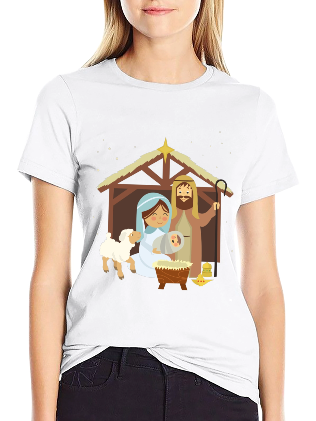 Nativity Scene Graphic Tee