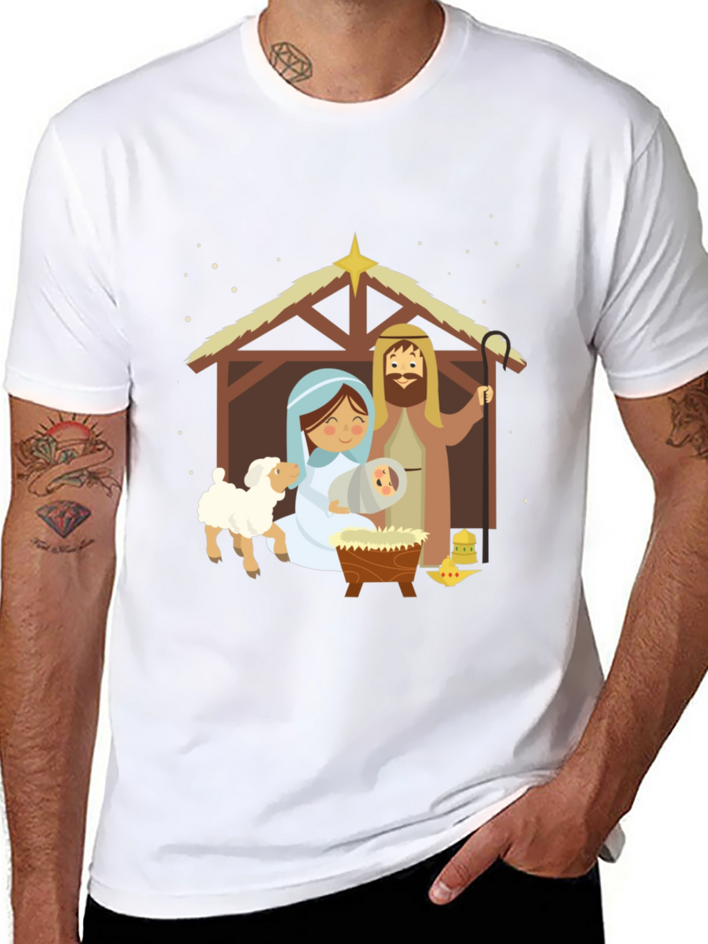 Nativity Scene Graphic Tee