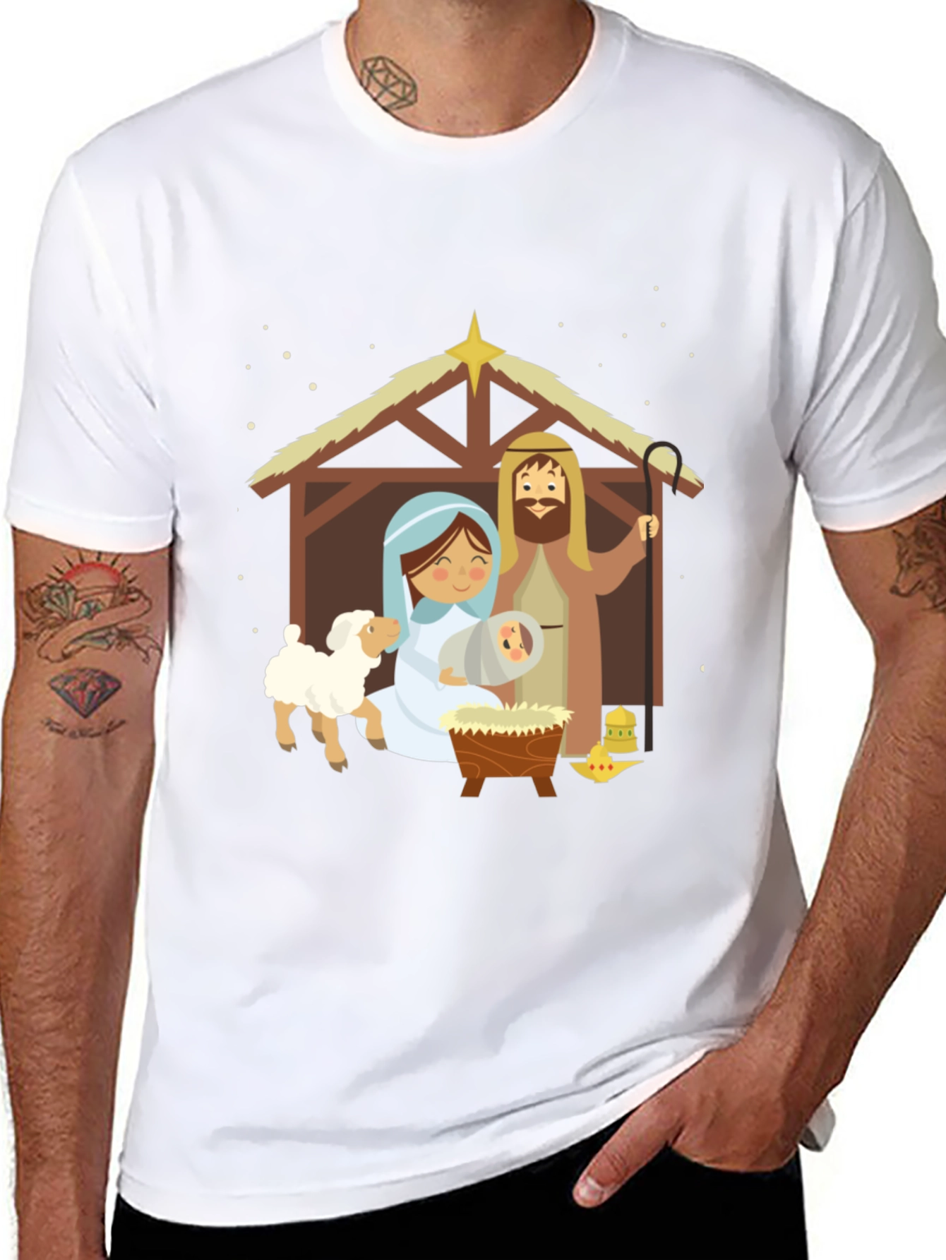 Nativity Scene Graphic Tee