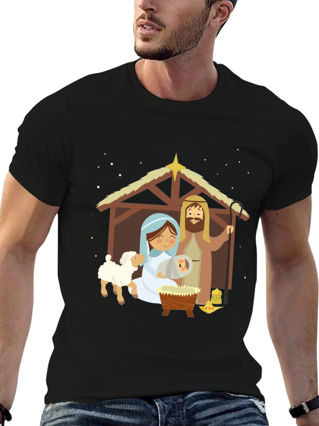 Nativity Scene Graphic Tee