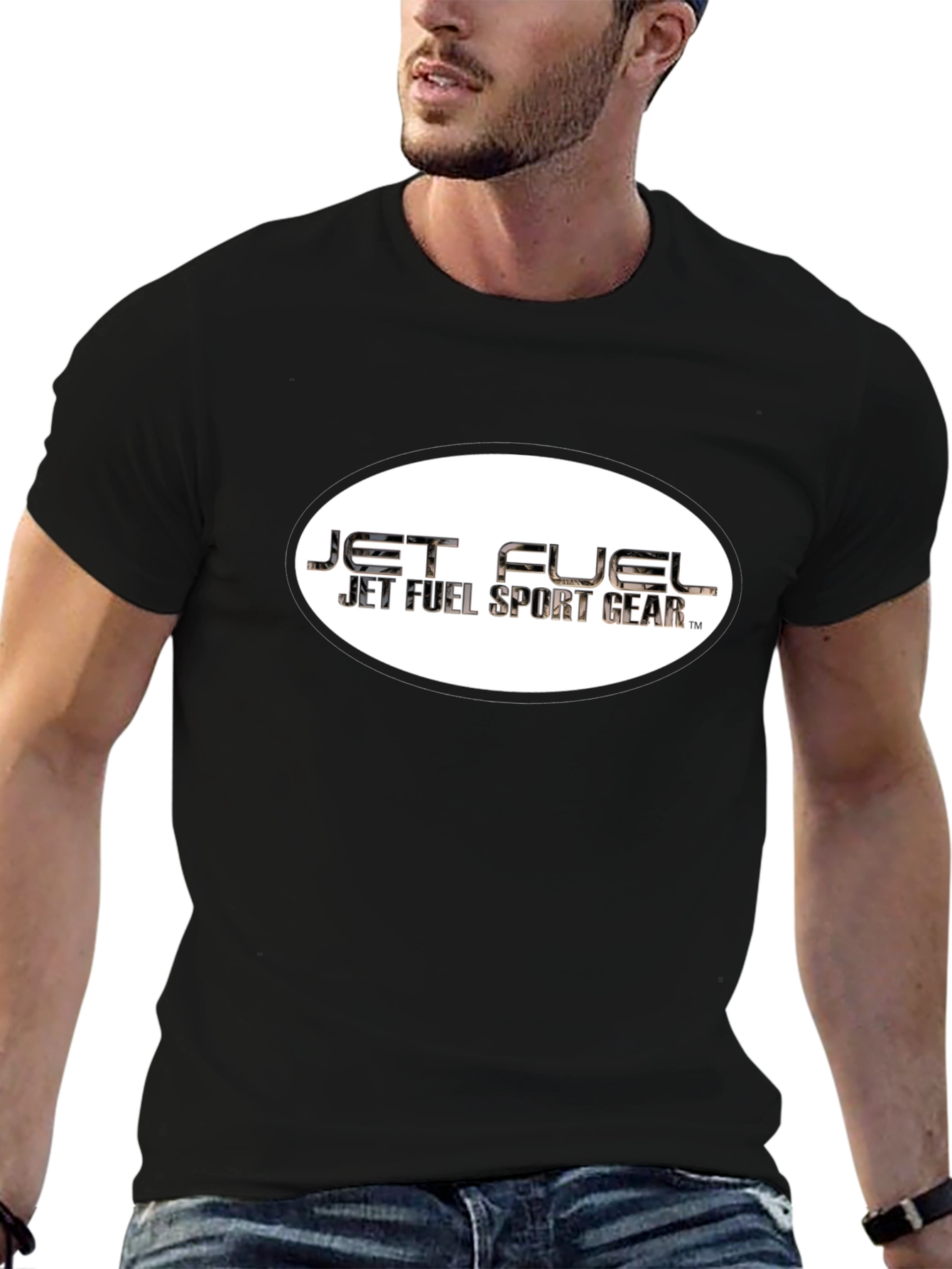 Jet Fuel Sport Gear Black T-Shirt