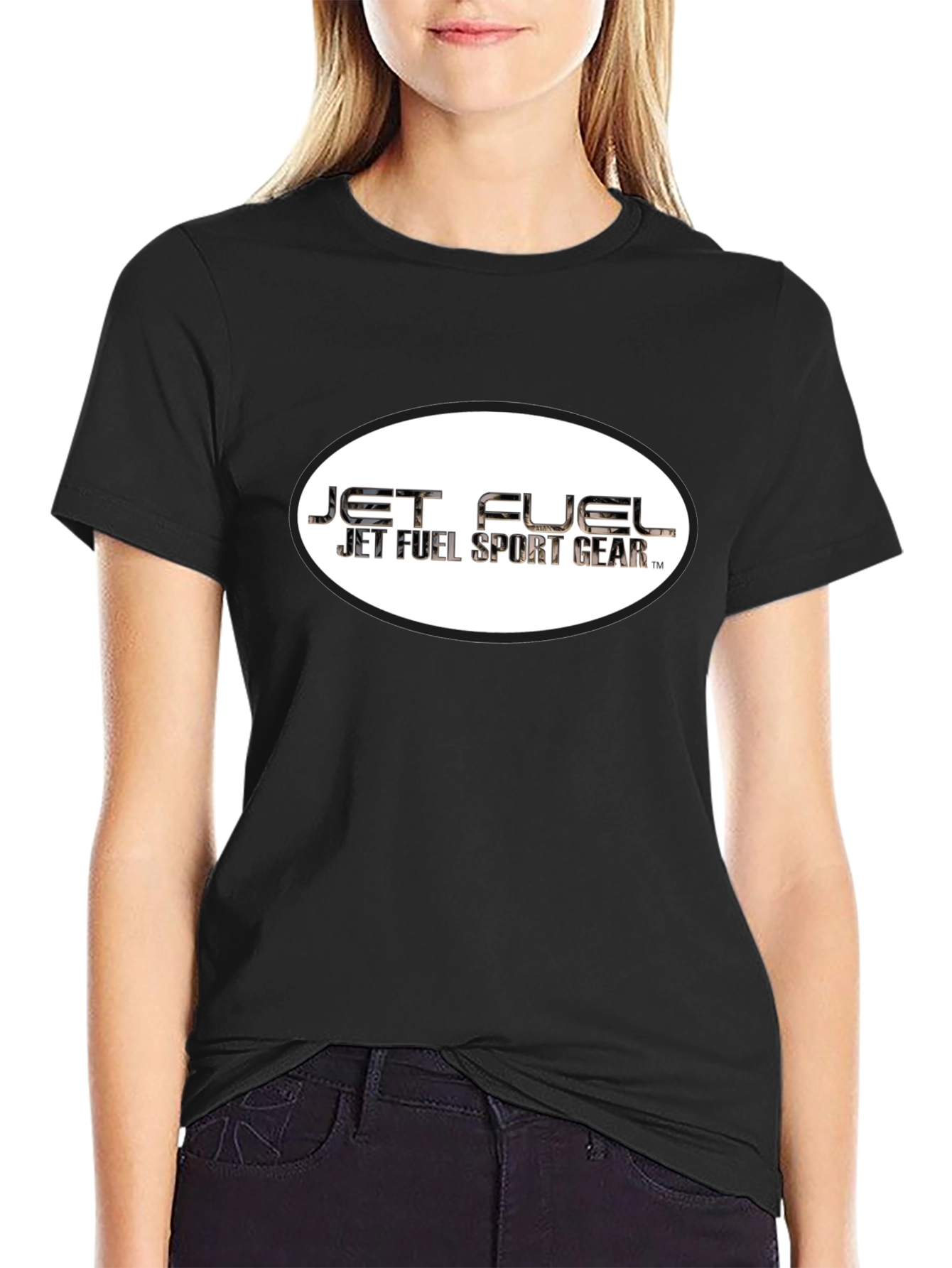 Jet Fuel Sport Gear Black T-Shirt